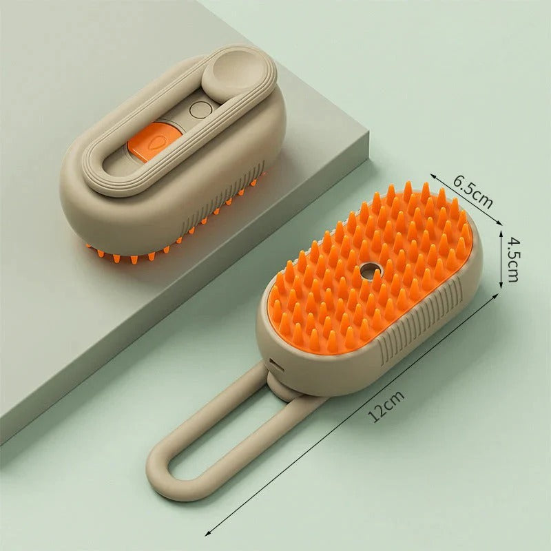 2-in-1 Pet Steam Grooming & Massage Brush