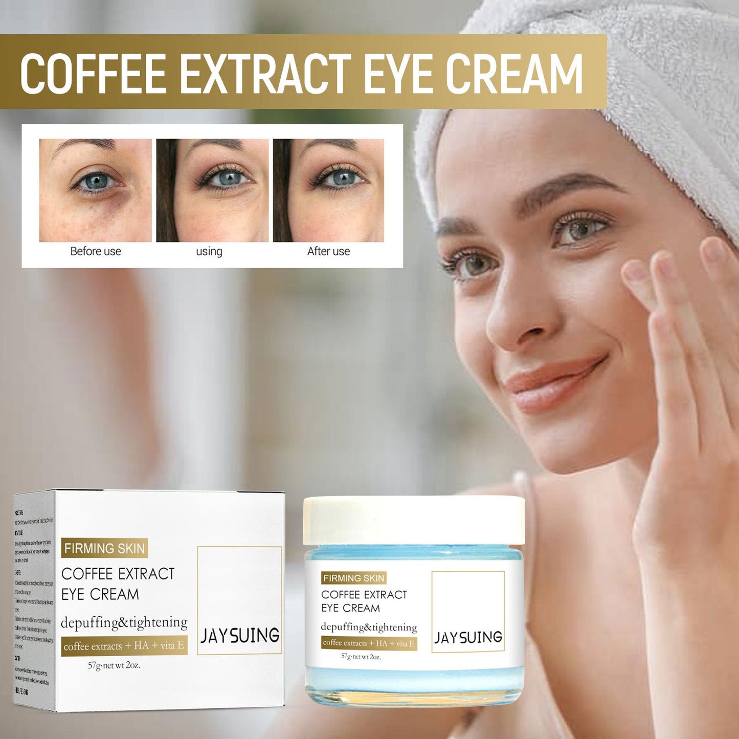 🔥Caffeine Tightening and Wrinkle-Reducing Eye Cream🔥