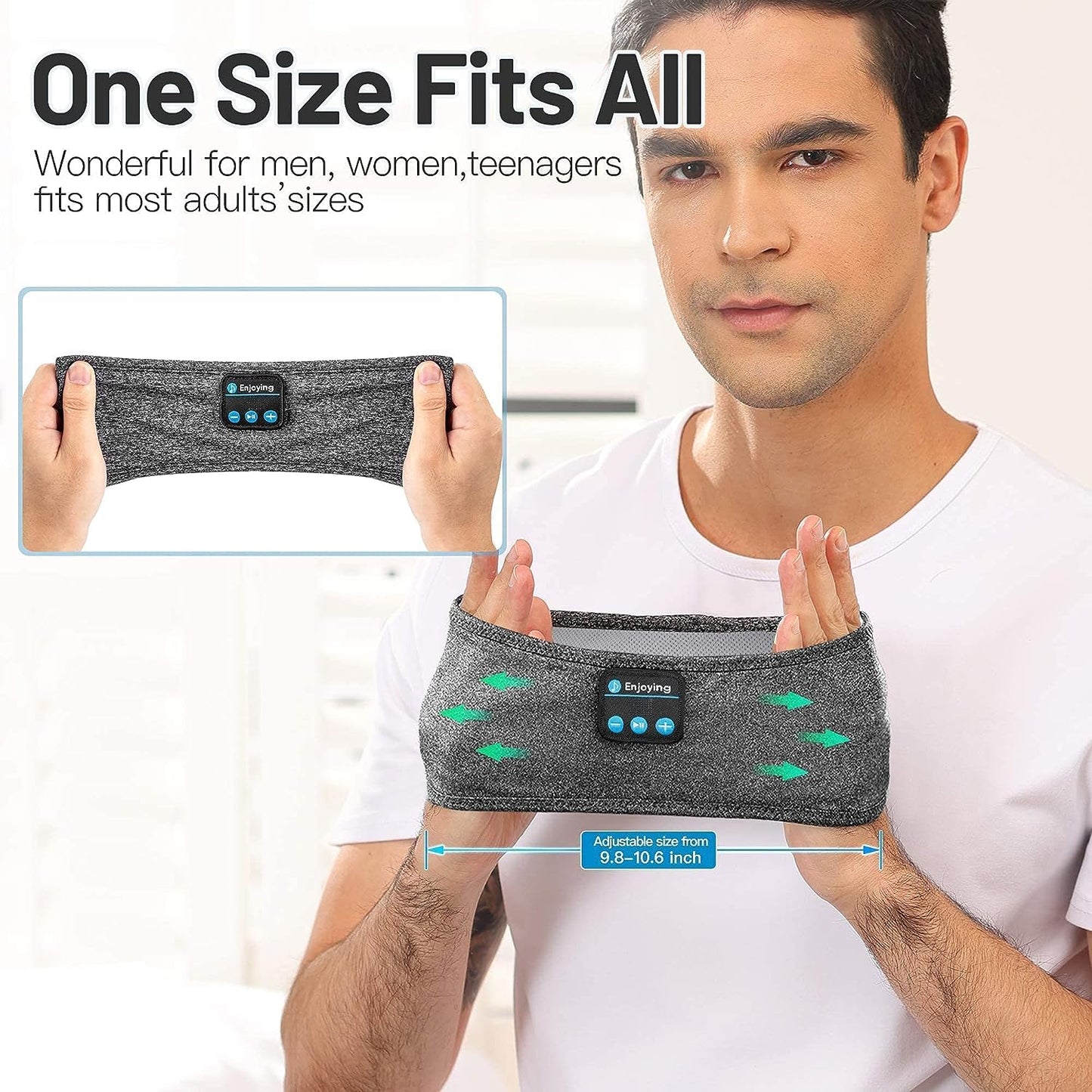 3 in 1 Sleep Headphones Bluetooth Eye Mask