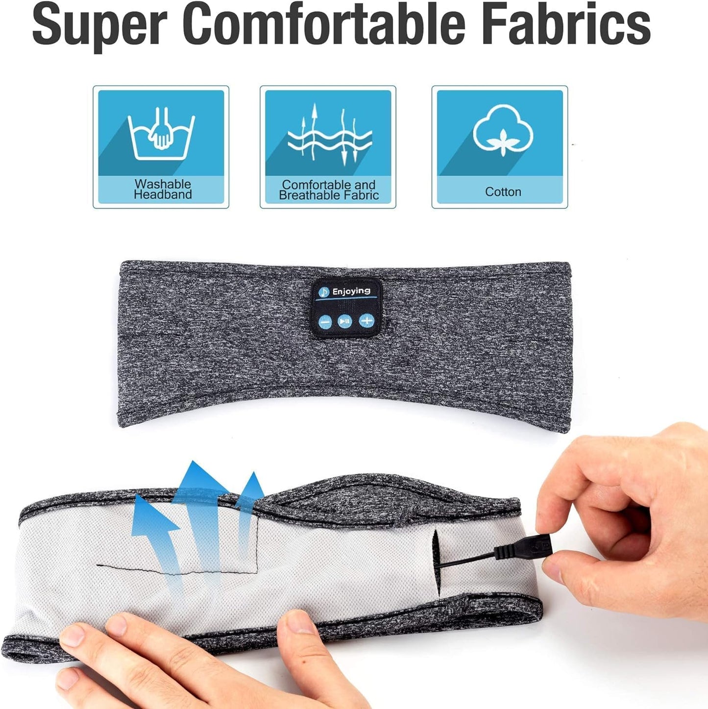 3 in 1 Sleep Headphones Bluetooth Eye Mask