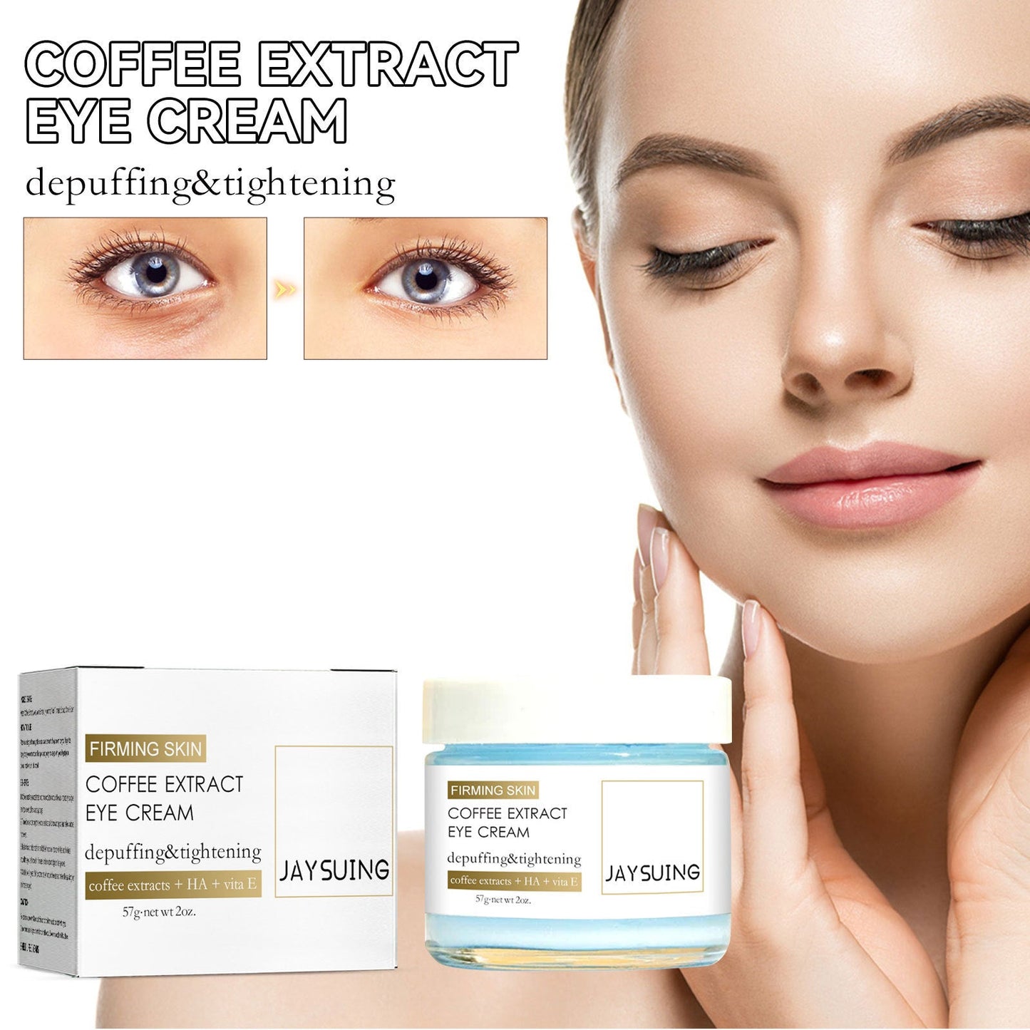 🔥Caffeine Tightening and Wrinkle-Reducing Eye Cream🔥