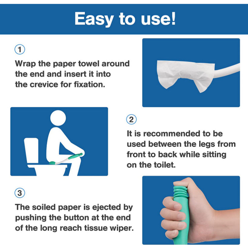 🔥Toilet Aids Tools For Wiping🔥Best Gift for Your families or freinds!