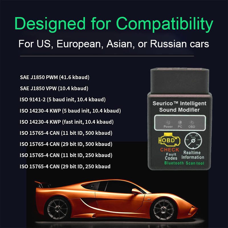 Seurico™ Intelligent Car Sound Modifier & Fault Detector