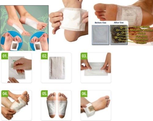 Ginger Detox Foot Patches (Pack Of 10)