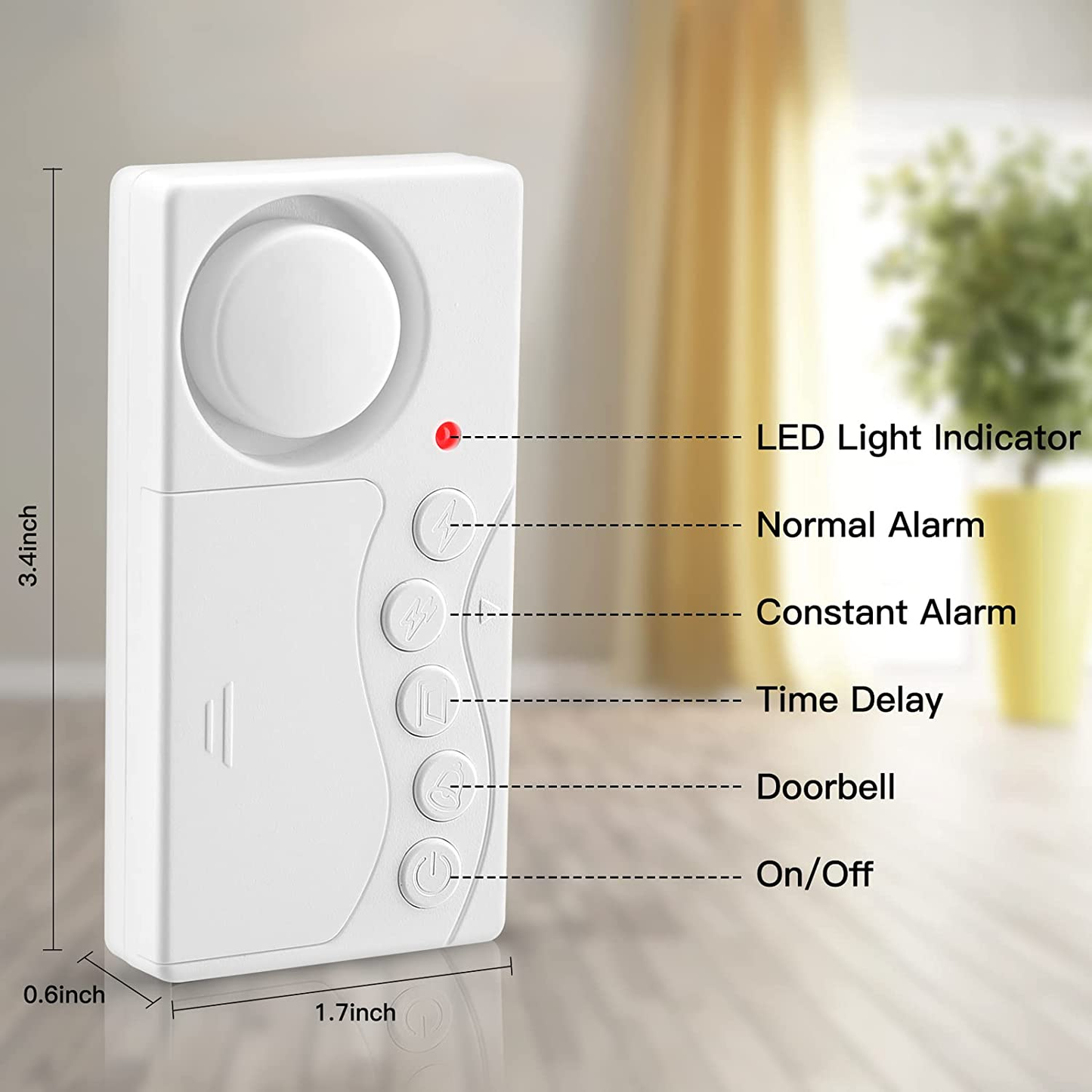 Seurico™ Wireless Fridge window Alarm Door Open