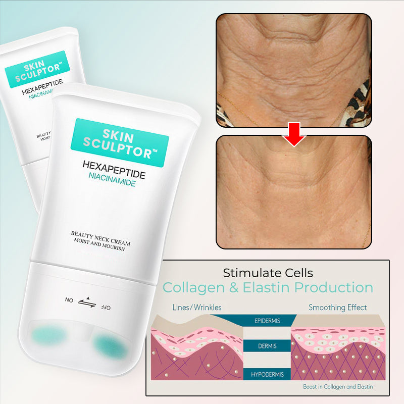 Skin Sculptor™ Neck Wrinkle Roller Cream