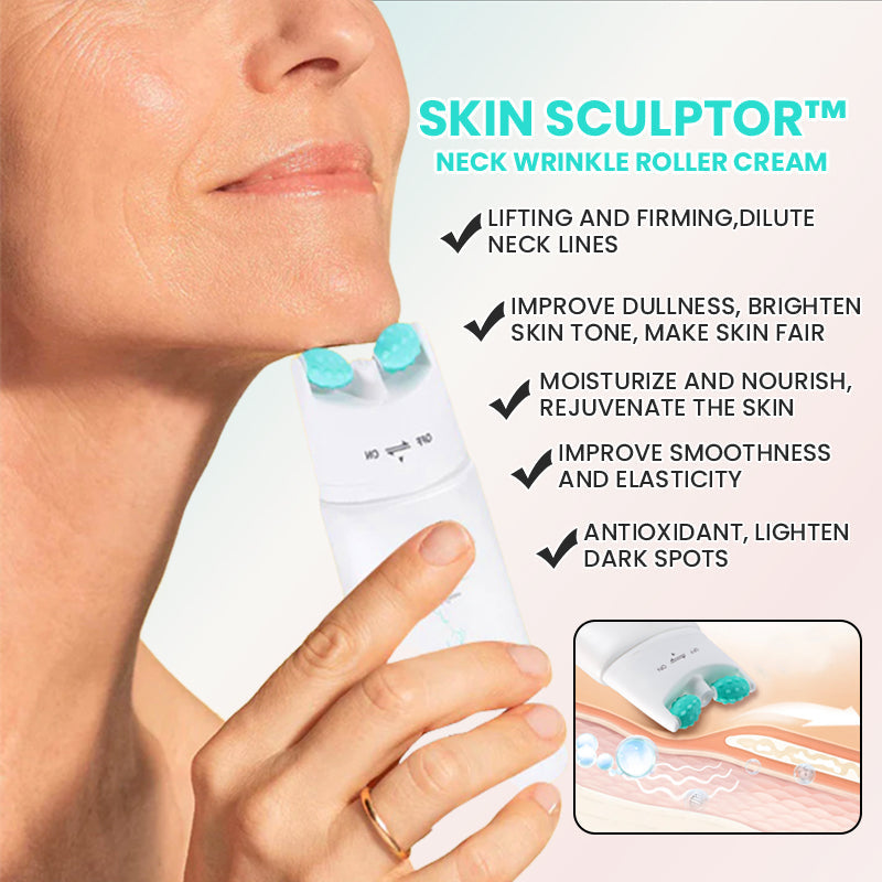 Skin Sculptor™ Neck Wrinkle Roller Cream