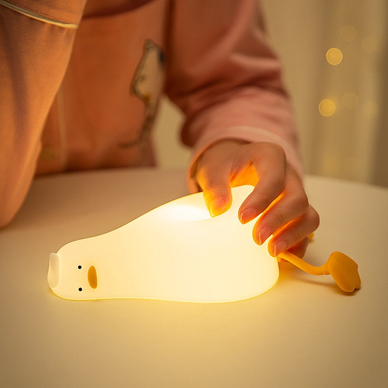 Squishy Duck Led Night Light