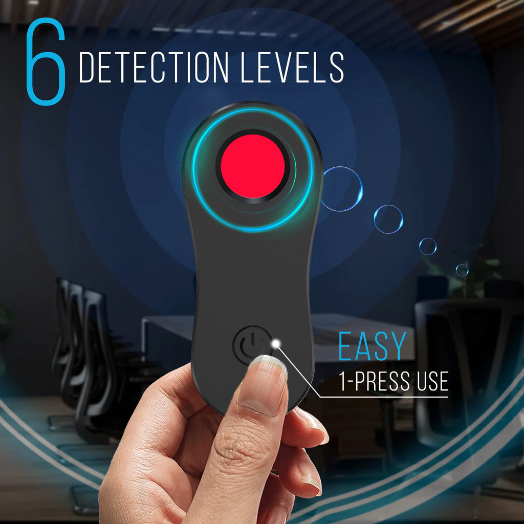 Seurico™ Hidden Camera Detector (Military Grade, With Built-In RF And GPS Tracking Detection)