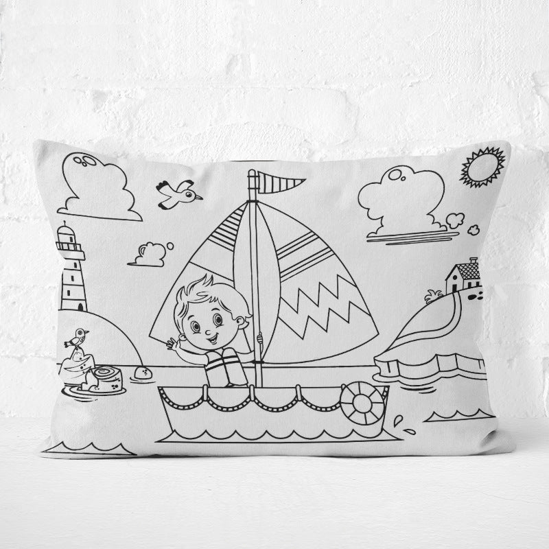 🔥Last Day Promotion- SAVE 70% color your own world map pillowcase