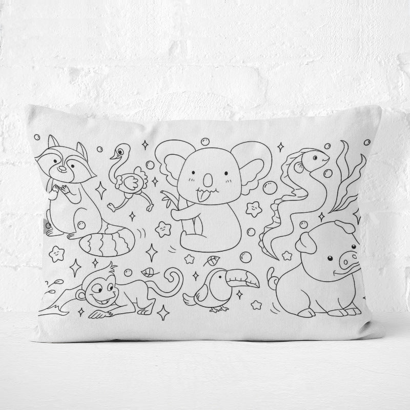 🔥Last Day Promotion- SAVE 70% color your own world map pillowcase