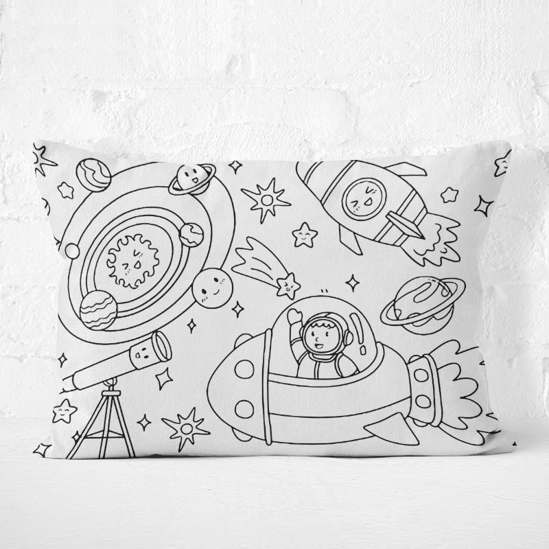 🔥Last Day Promotion- SAVE 70% color your own world map pillowcase