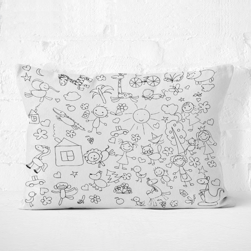 🔥Last Day Promotion- SAVE 70% color your own world map pillowcase