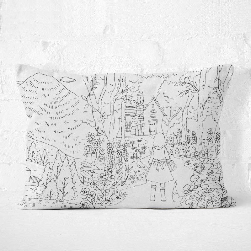 🔥Last Day Promotion- SAVE 70% color your own world map pillowcase