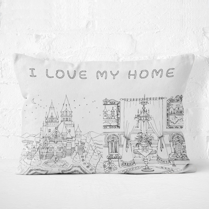 🔥Last Day Promotion- SAVE 70% color your own world map pillowcase