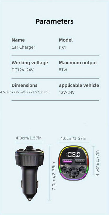 Seurico™ Multi-Function Car Adapter: Upgrade Your Driving Experience