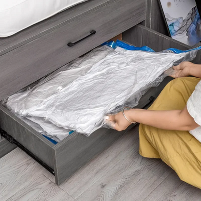 Vacuum Bags — Up to 80% More Space in Your Wardrobe or Suitcase, in Minutes
