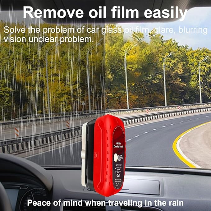 💥🤩50% off for a limited time✨Oil Film Cleaning Brush for Car Windows