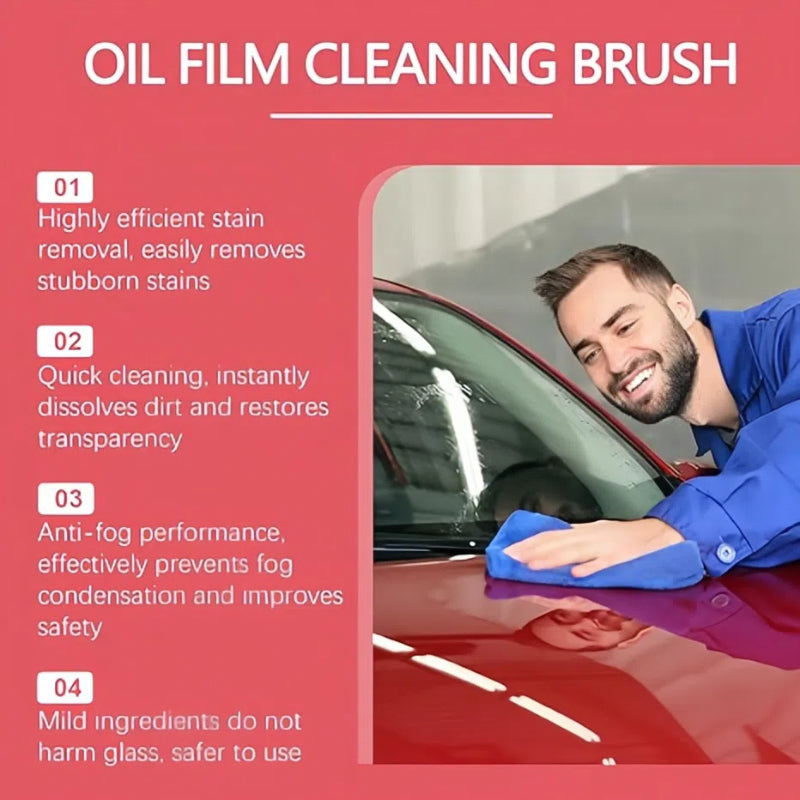 💥🤩50% off for a limited time✨Oil Film Cleaning Brush for Car Windows