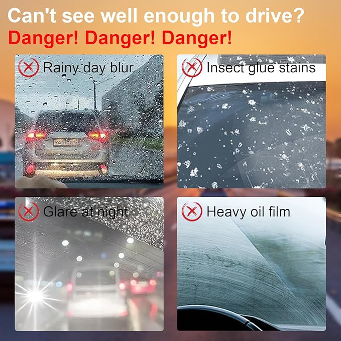 💥🤩50% off for a limited time✨Oil Film Cleaning Brush for Car Windows