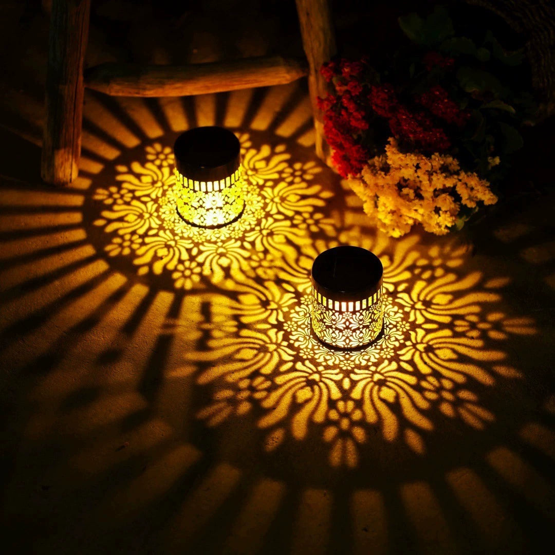 Mandala Solar Wall Lamp – Magical Patio Night Ambience