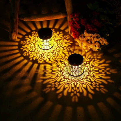 Mandala Solar Wall Lamp – Magical Patio Night Ambience