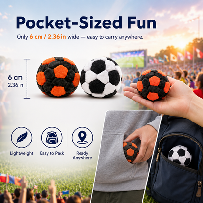 NBHUBS™🔥Soccer Hacky Footbag Sack, Soft Plush Soccer Footbags-(Buy two, get one free – today only)🔥