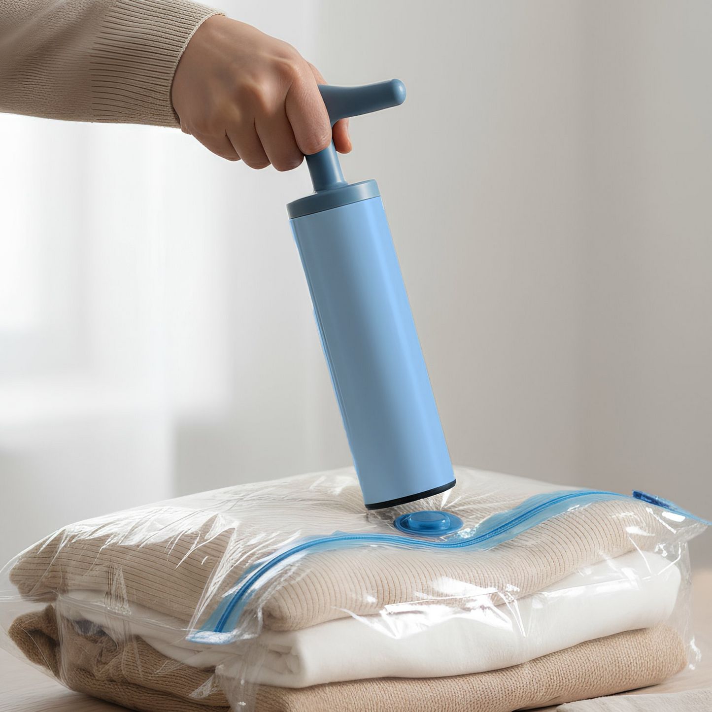 Vacuum Bags — Up to 80% More Space in Your Wardrobe or Suitcase, in Minutes