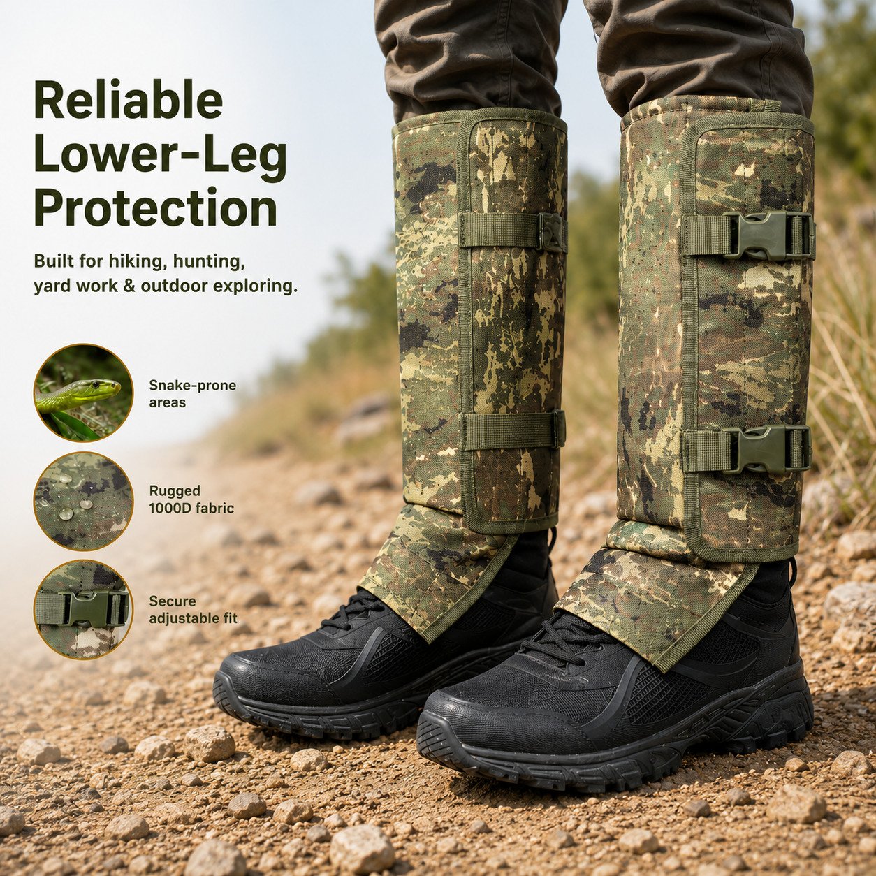 🎁Father's Day Hot Sale 49% OFF🔥Unisex Professional Snake Guard Gaiters