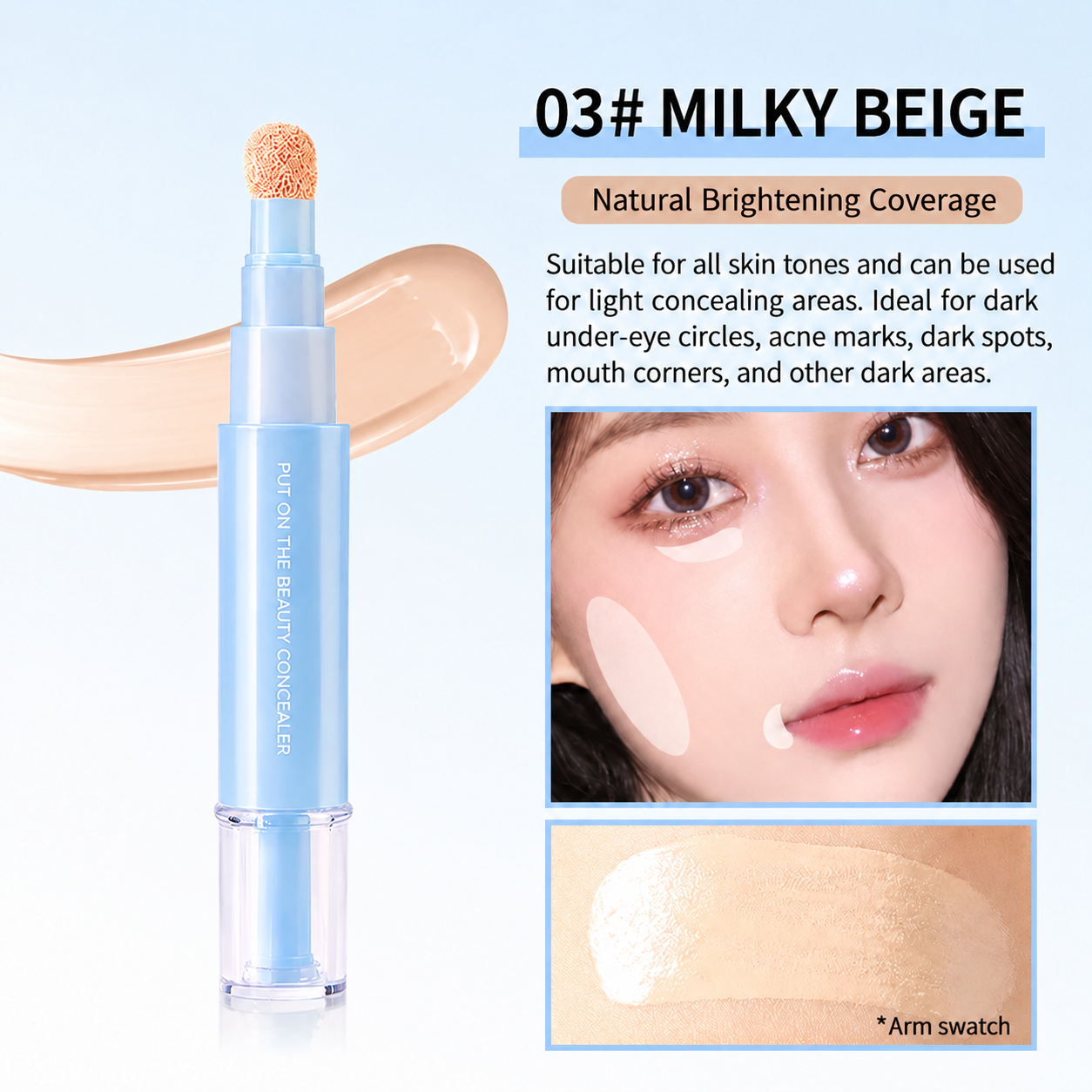 Dual-Effect Concealer & Powder Foundation