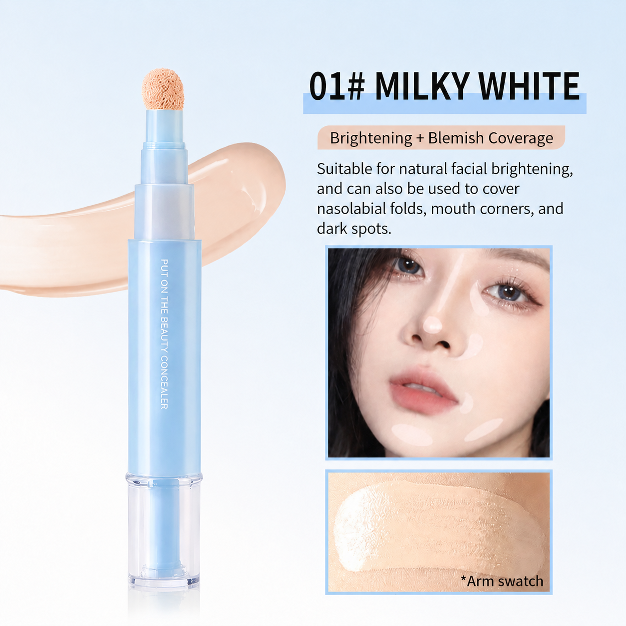 Dual-Effect Concealer & Powder Foundation