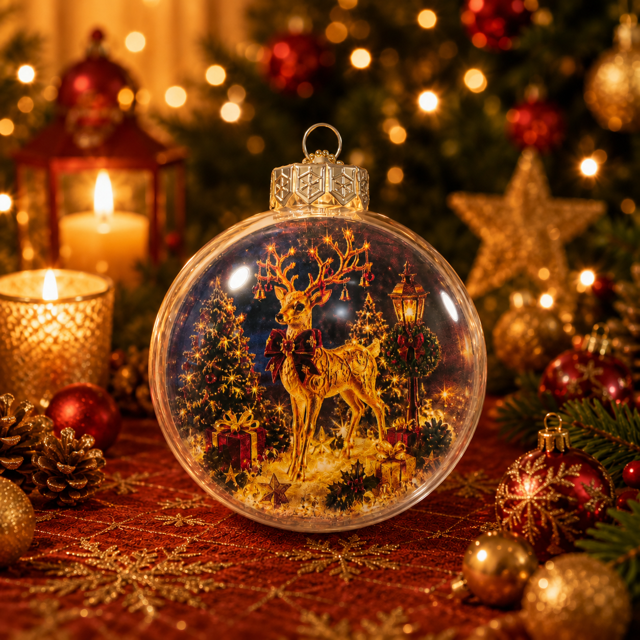 🔥Limited time 50% OFF -✨🎄 Glowing Christmas Story Ornament – Light-Up Mini Holiday Scene(📦Buy 3 Free Shipping)