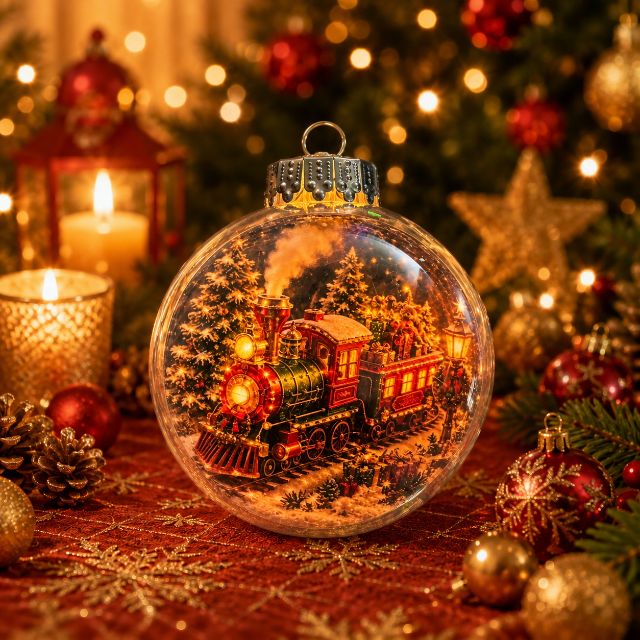 🔥Limited time 50% OFF -✨🎄 Glowing Christmas Story Ornament – Light-Up Mini Holiday Scene(📦Buy 3 Free Shipping)