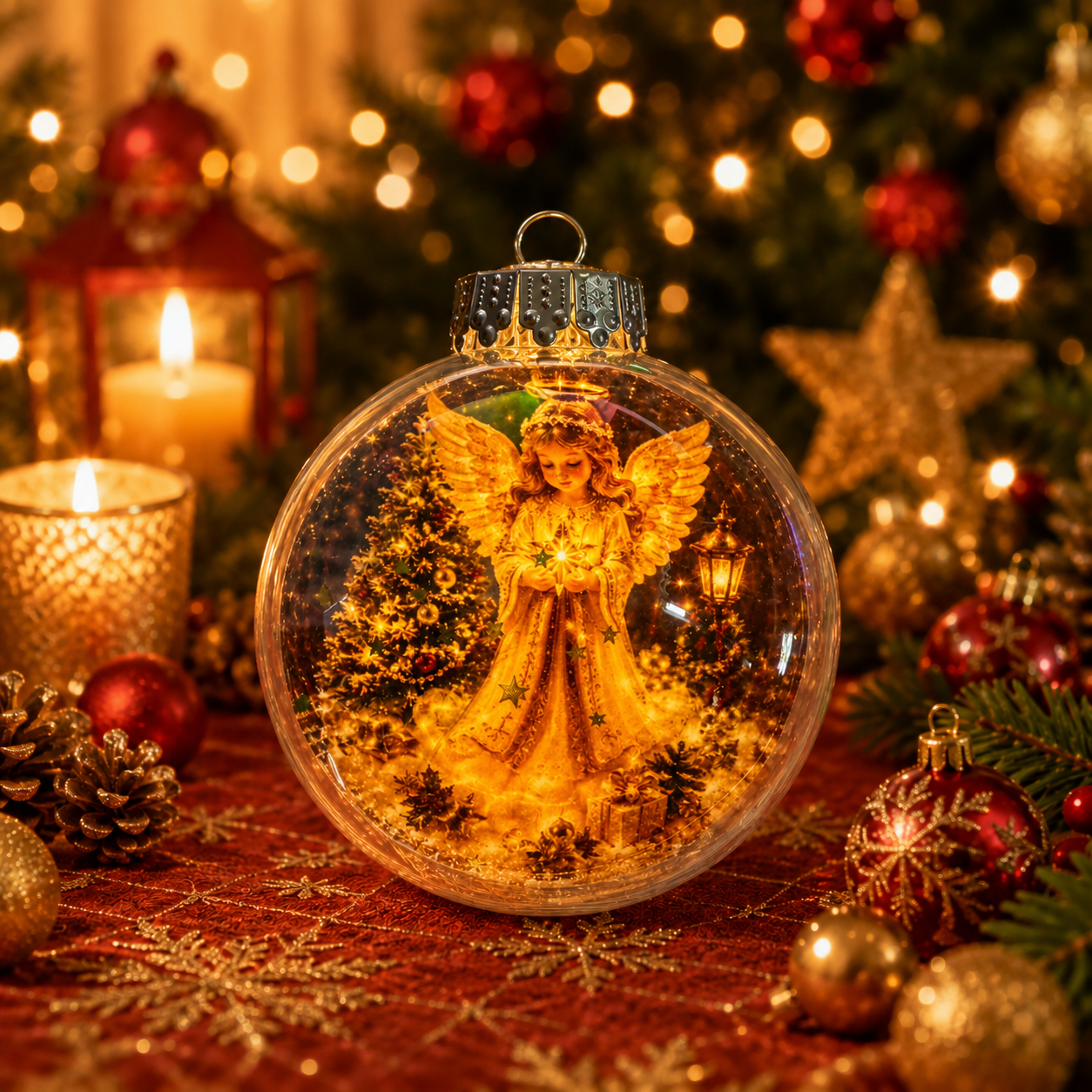 🔥Limited time 50% OFF -✨🎄 Glowing Christmas Story Ornament – Light-Up Mini Holiday Scene(📦Buy 3 Free Shipping)