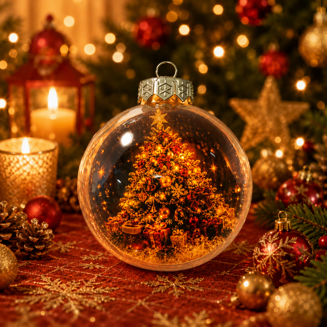 🔥Limited time 50% OFF -✨🎄 Glowing Christmas Story Ornament – Light-Up Mini Holiday Scene(📦Buy 3 Free Shipping)