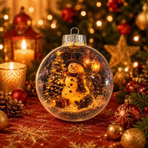 🔥Limited time 50% OFF -✨🎄 Glowing Christmas Story Ornament – Light-Up Mini Holiday Scene(📦Buy 3 Free Shipping)