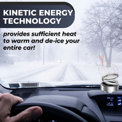 Portable kinetic heater in mini format