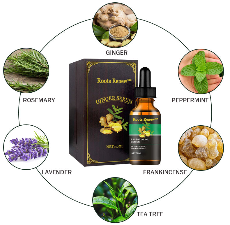Roots Renew™ Ginger Hair Growth Serum  5% Minoxidil
