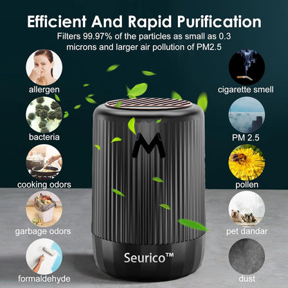 Seurico™ Air Purifier: Eliminate Dust and Viruses
