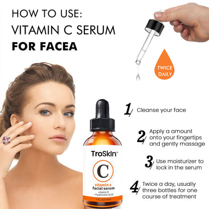 TroSkIn™ Vitamin C Facial Serum