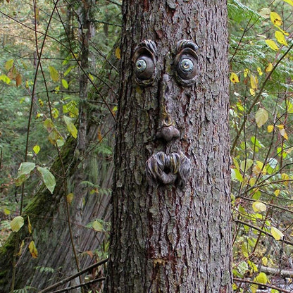 Tree Faces Decor Outdoor