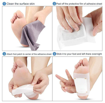 Ginger Detox Foot Patches (Pack Of 10)