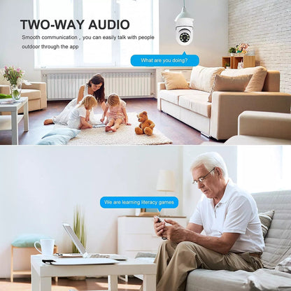 🔥LAST DAY 49% OFF🔥Wireless Wifi Light Bulb Camera Security Camera